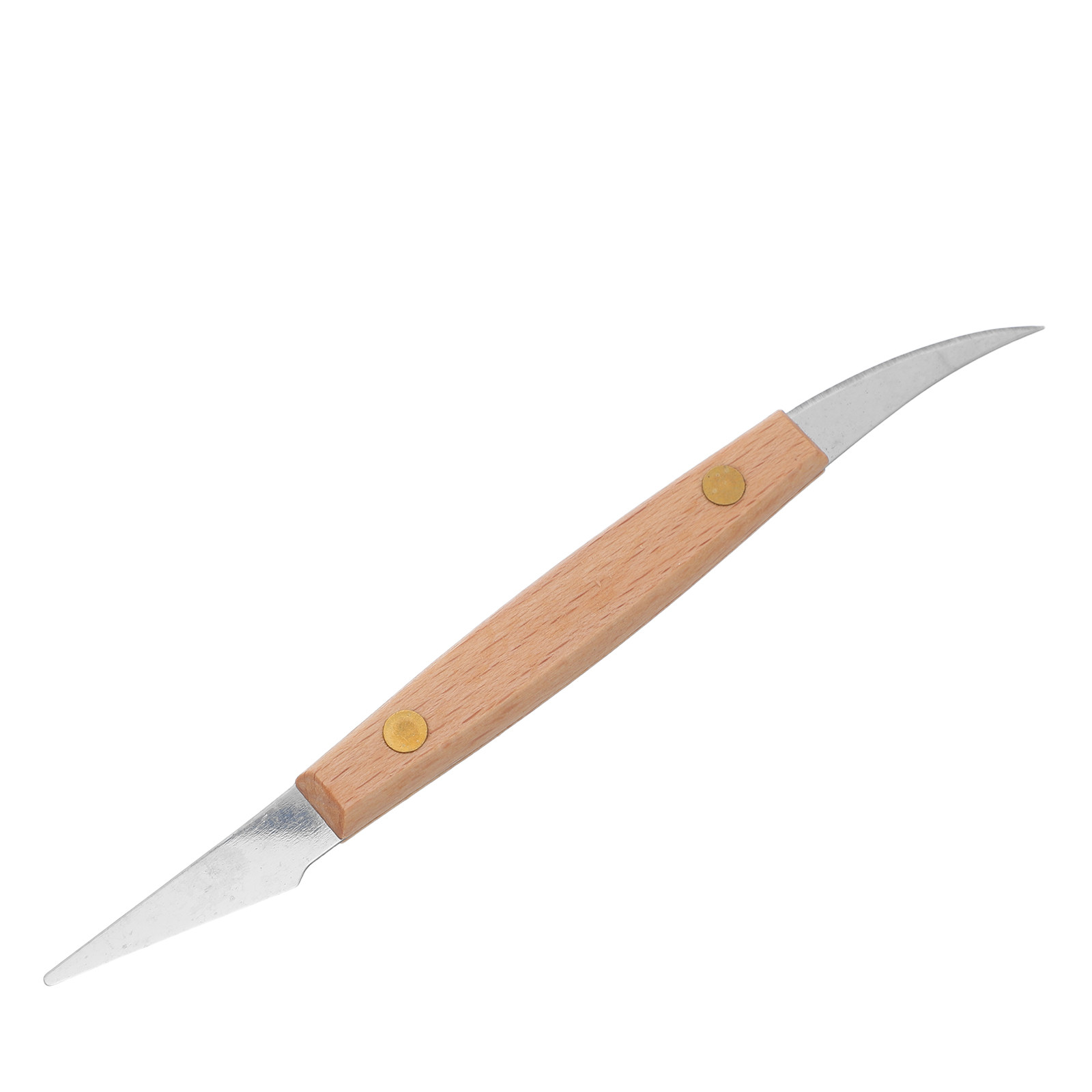 Pocket Knife Ceramic - Double-Sided Wooden Handle Pottery Trimming Knife
