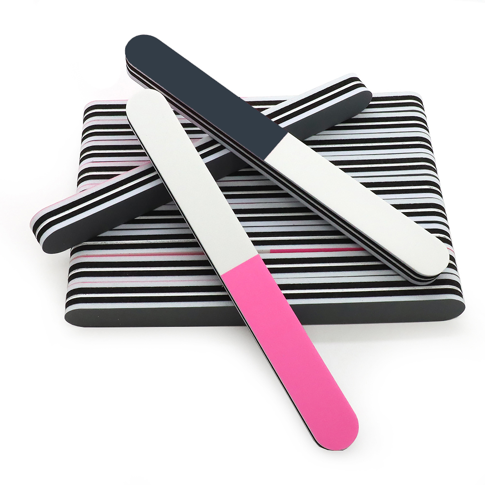 Nail File Titanium - 10pcs/lot Thickened Nail Polishing Strip Sponge