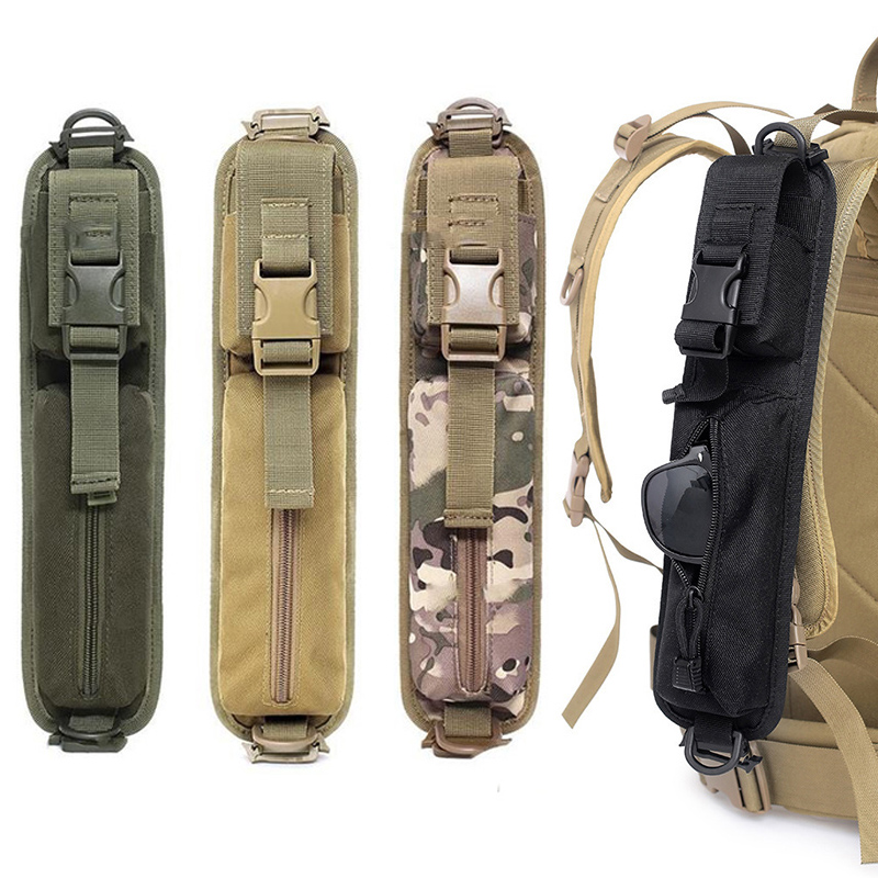 Edc Carry Kit - Tactical Backpack Shoulder Strap Sundries Flashlight