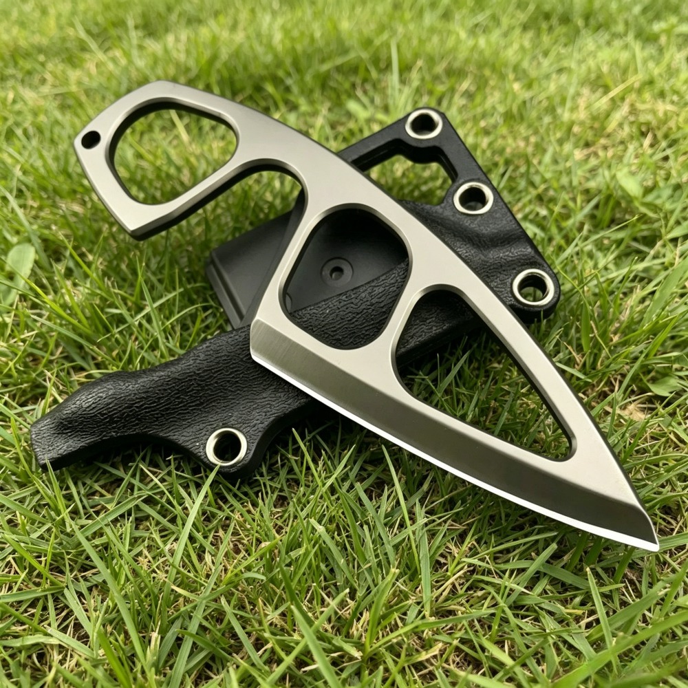 Edc Fixed Blade Deep Carry - High Hardness Neck Knife 440C Blade