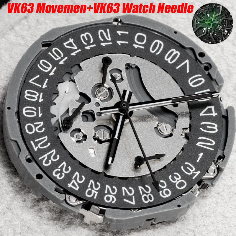 Watch Winder Compact - 2026 VK63 VK63A Movement Black/White 3H