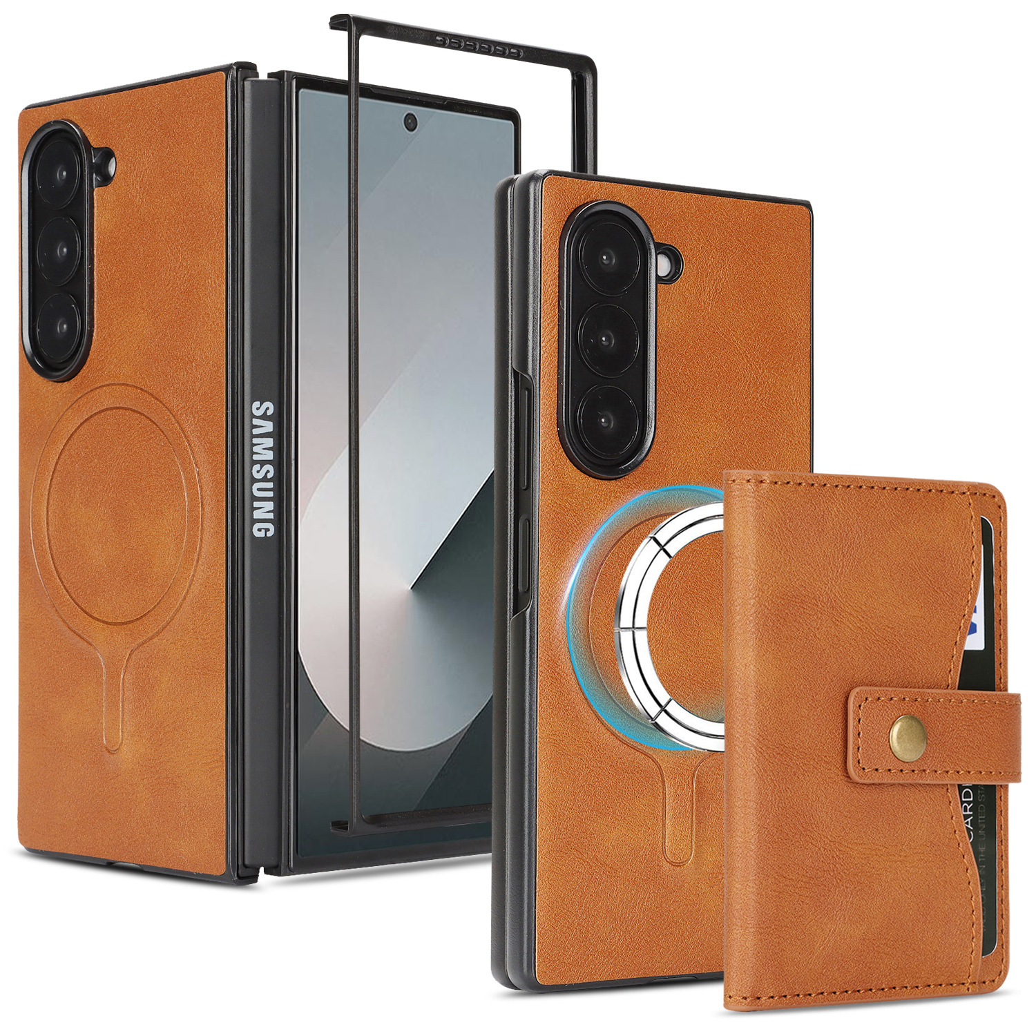 Applicable to Samsung Z Fold7  - Money Clip Magnetic recension och pris
