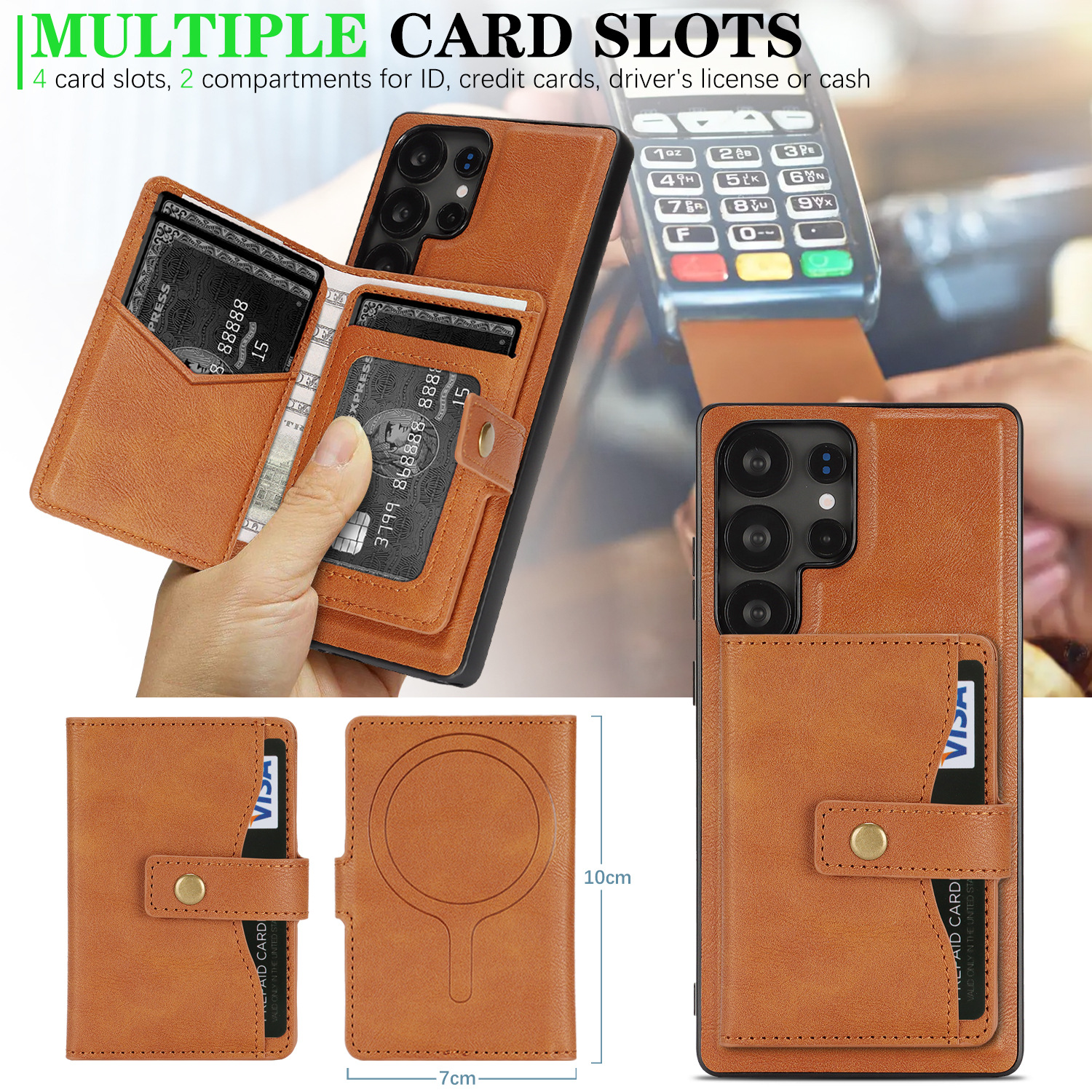 Applicable to Samsung S26 U tw - Money Clip Magnetic recension och pris