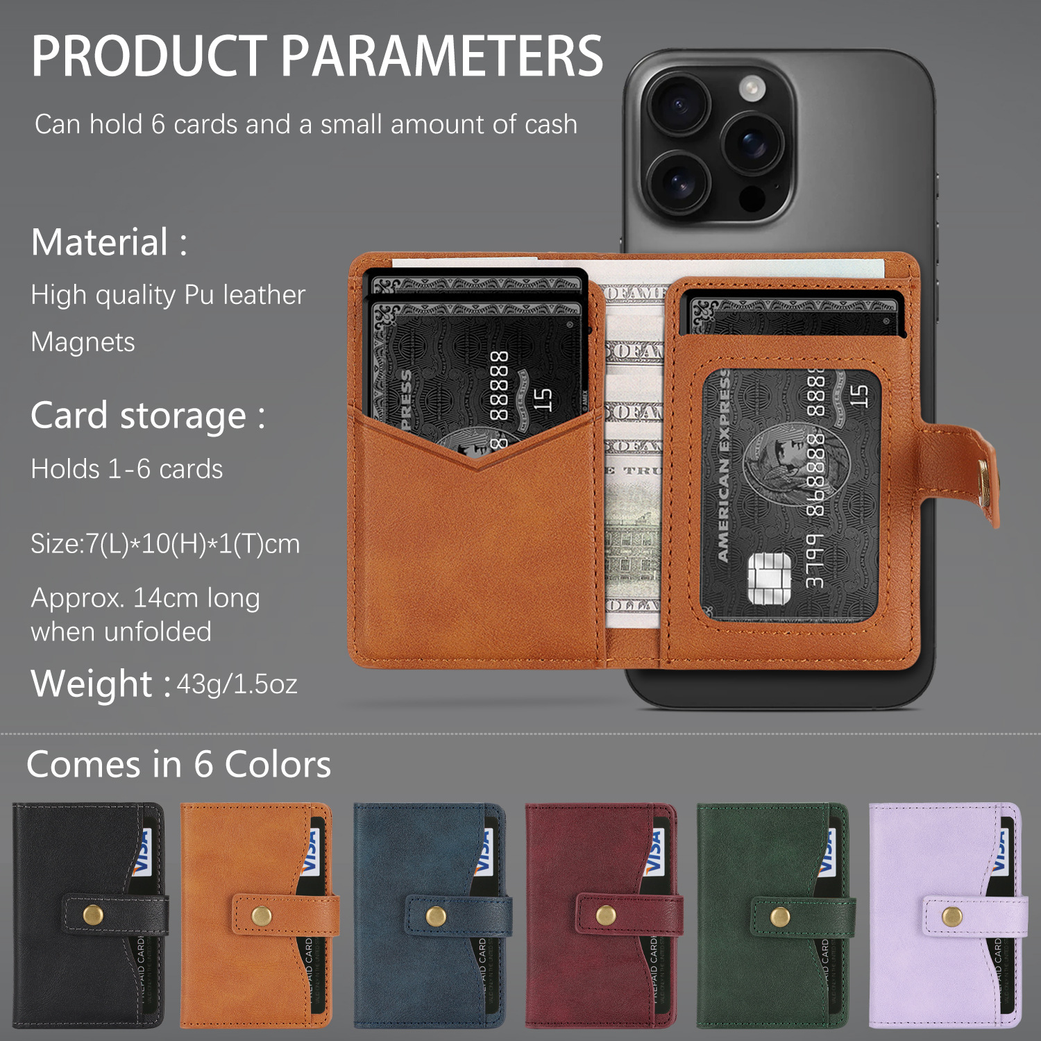 Applicable to Samsung S26 U tw - Money Clip Magnetic recension och pris