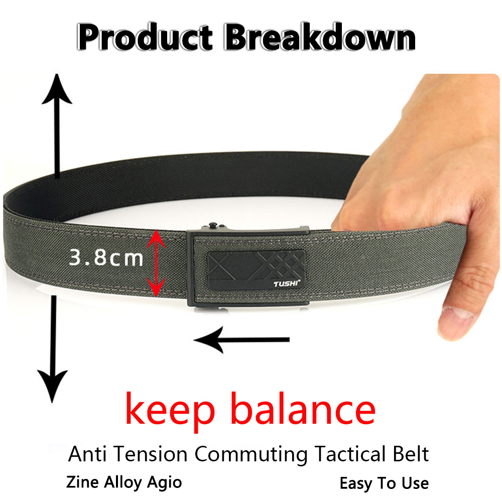 TUSHI New Hard Tactical EDC Be - Edc Concealed Carry Belt recension och pris