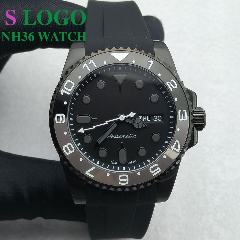 40MM NH36 Watch Black Men's St - Watch Winder Compact recension och pris
