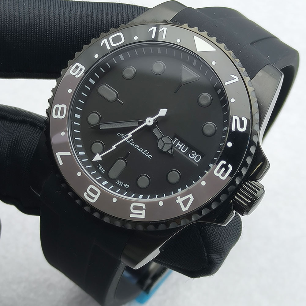 40MM NH36 Watch Black Men's St - Watch Winder Compact recension och pris
