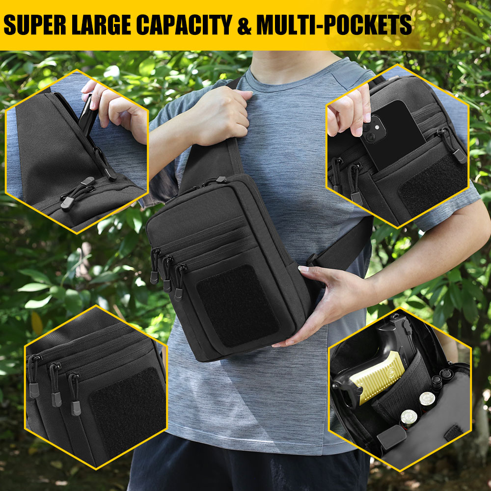 Tactical Pistol Gun Bag Concea - Edc Carry Handgun recension och pris