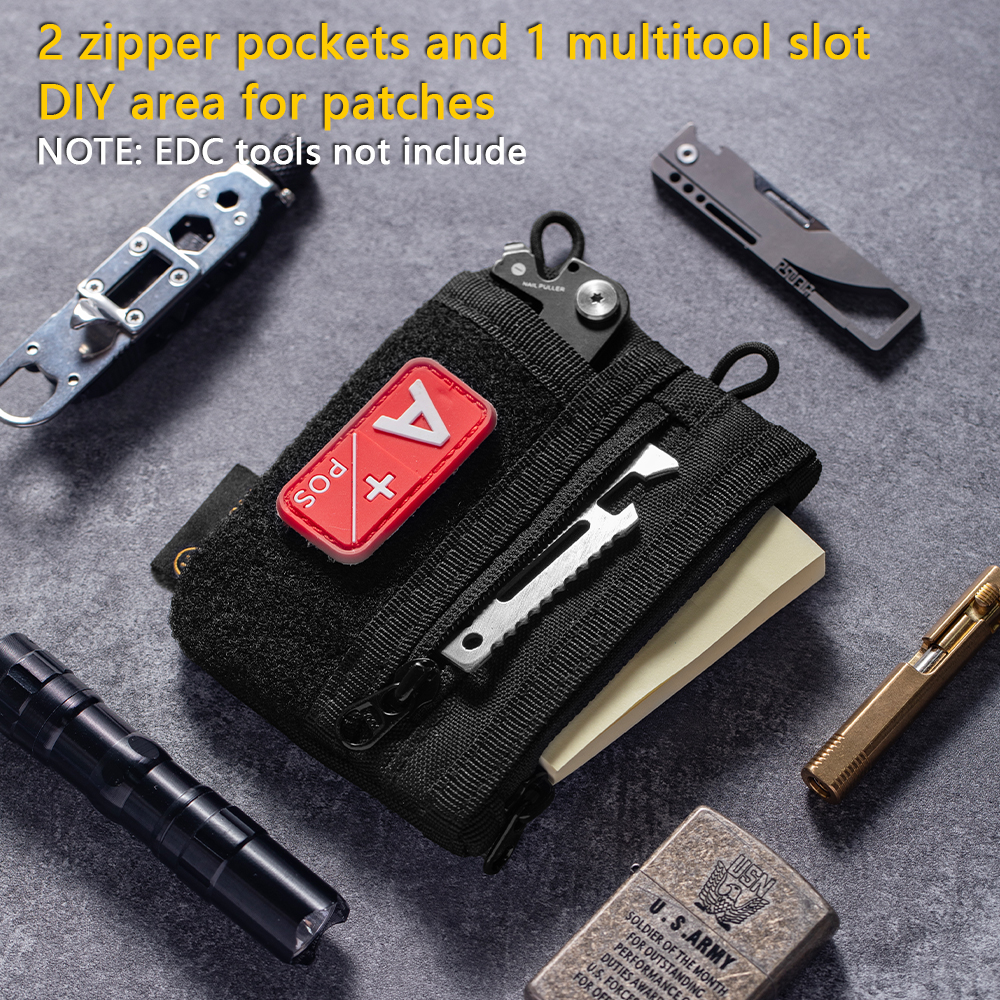 EDC Organizer Pouch with DIY P - Edc Carry Pocket Pouch recension och pris