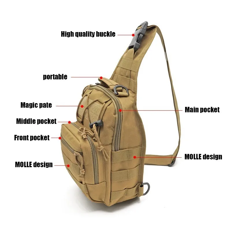 Military Tactical Sling Backpa - Edc Concealed Carry Backpack recension och pris