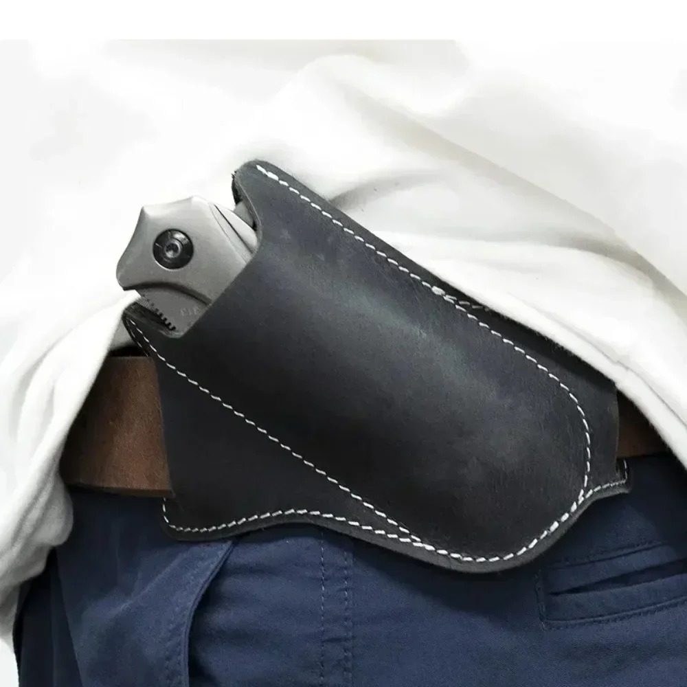 Outdoor EDC Tool Kit Molle Pou - Leather Edc. Carry Pouch recension och pris