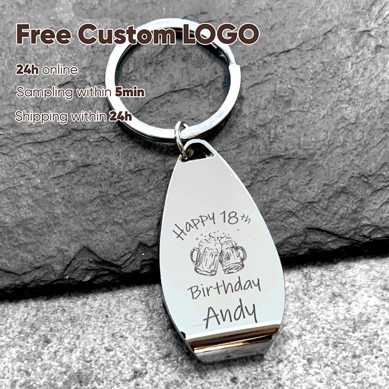 Free Personalized Metal Bottle - Bottle Opener Keyring recension och pris