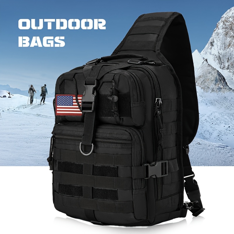 1pc 6.6gal Tactical Sling Back - Edc Gear Every Day Carry recension och pris