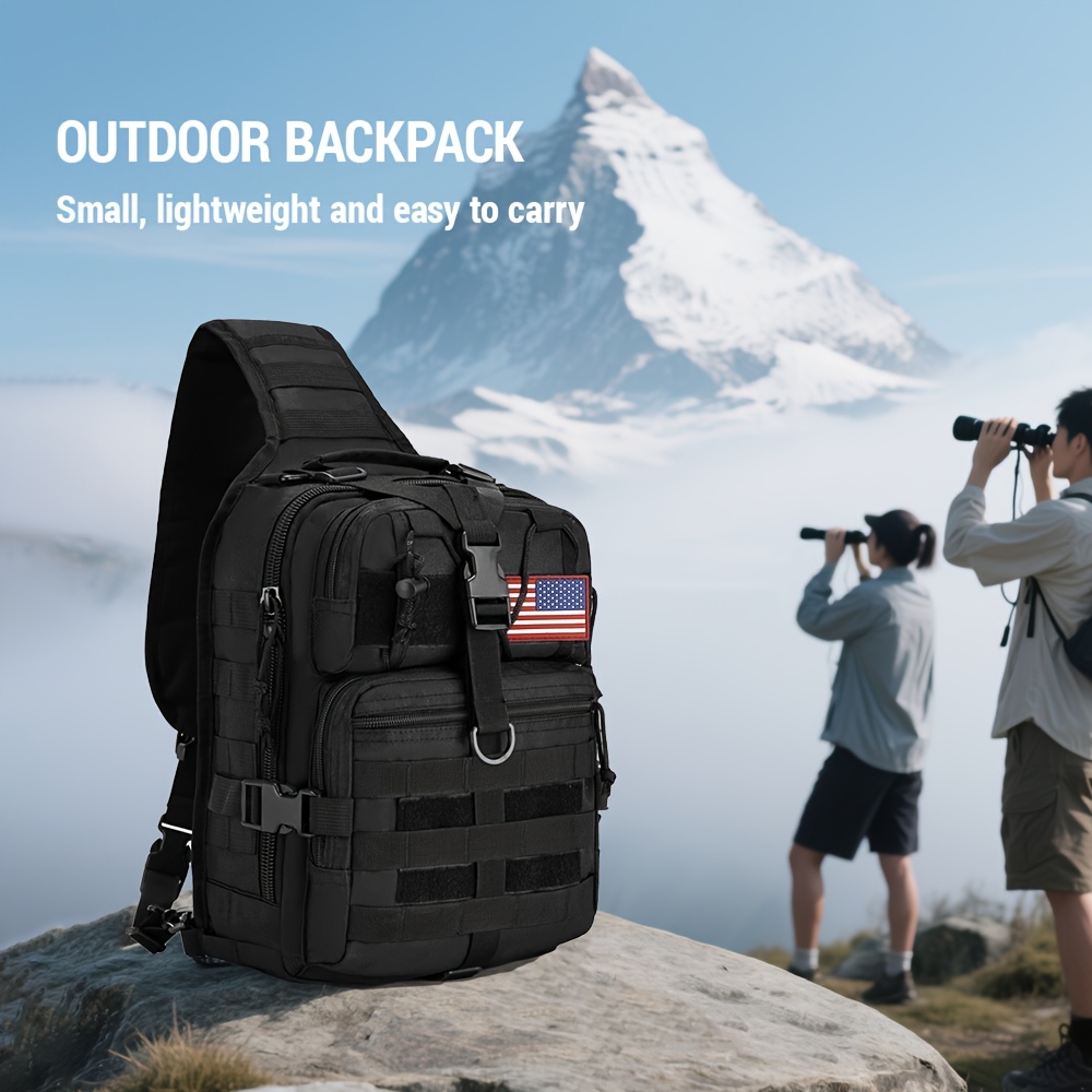 1pc 6.6gal Tactical Sling Back - Edc Gear Every Day Carry recension och pris