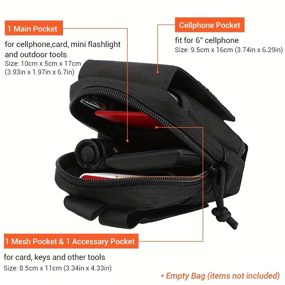 waist bag EDC tool bag vest ba - Edc Concealed Carry Belt recension och pris