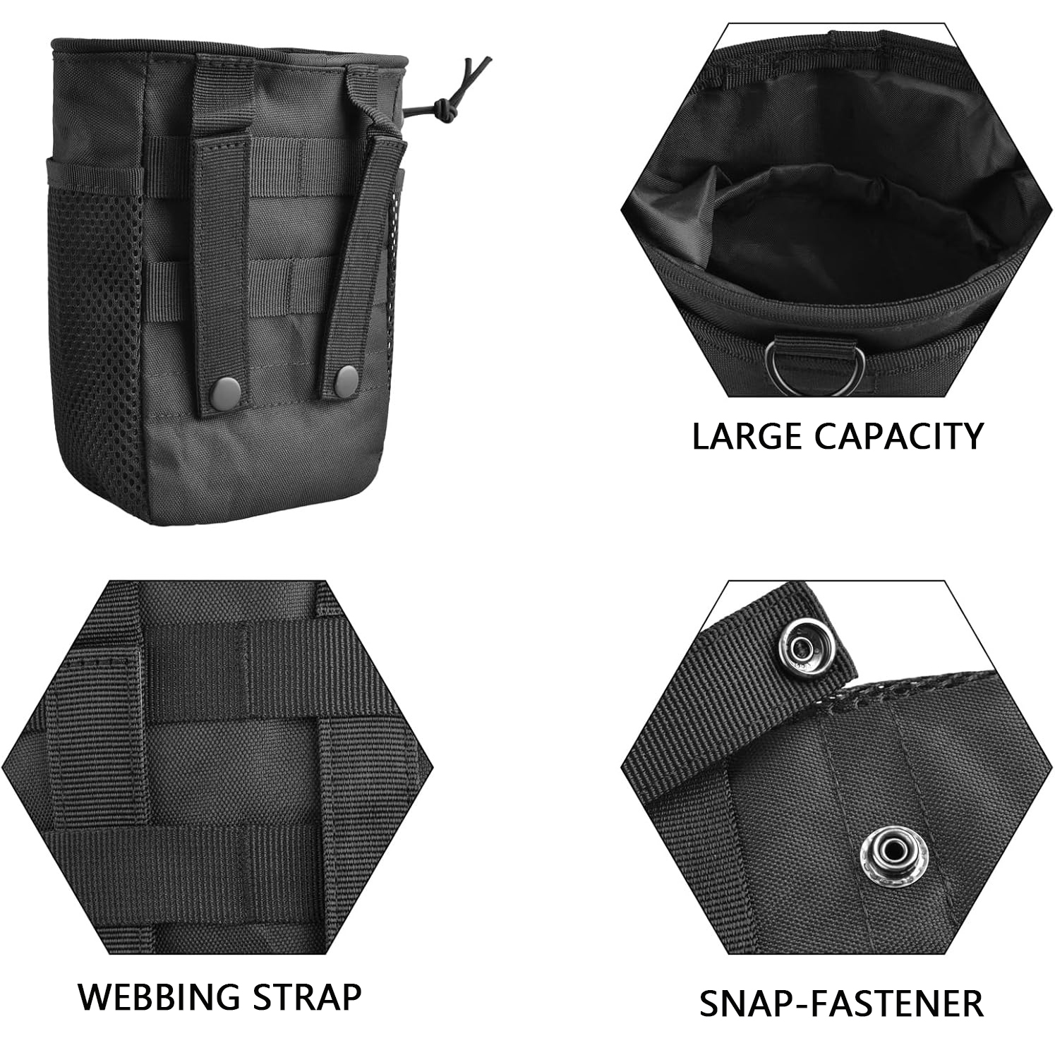 CZHIYAO Durable Molle Dump Pou - Edc Carry Pocket Pouch recension och pris