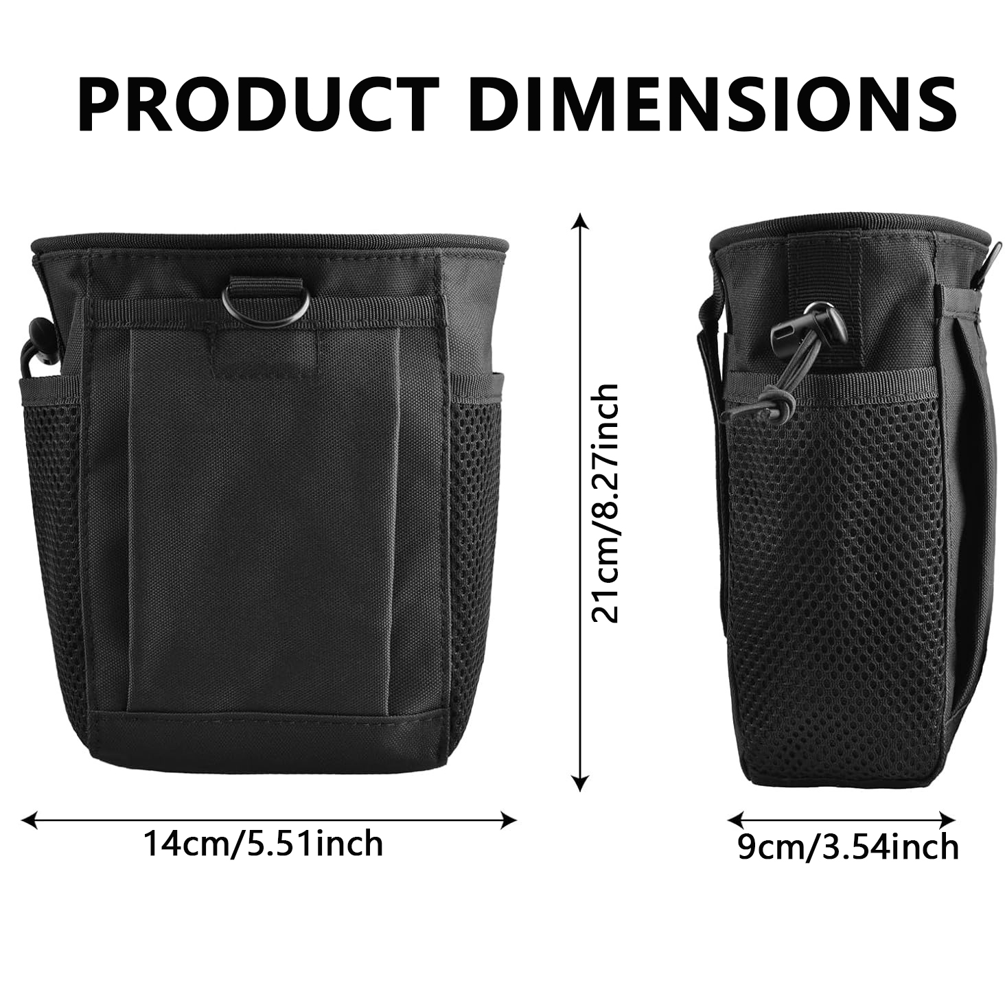 CZHIYAO Durable Molle Dump Pou - Edc Carry Pocket Pouch recension och pris