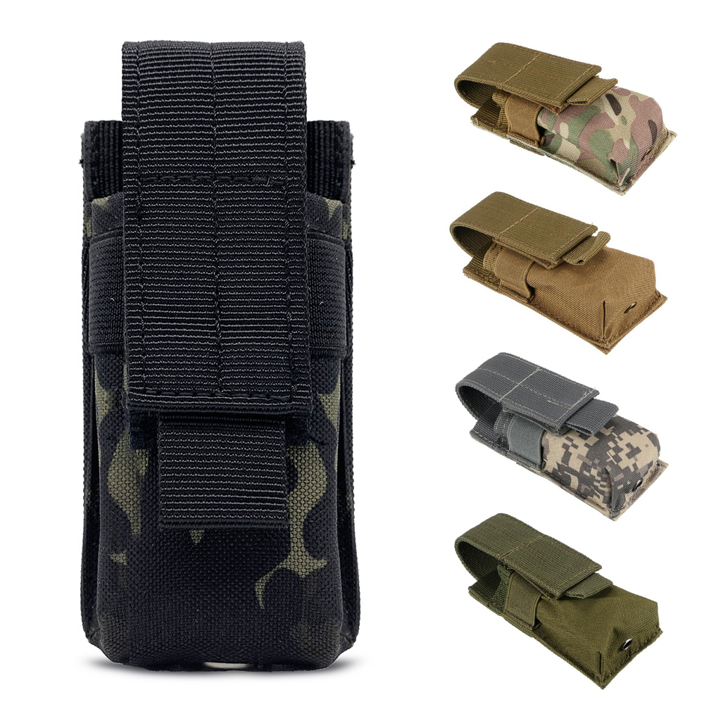Tactical Molle Flashlight Pouc - Edc Carry Flashlight recension och pris