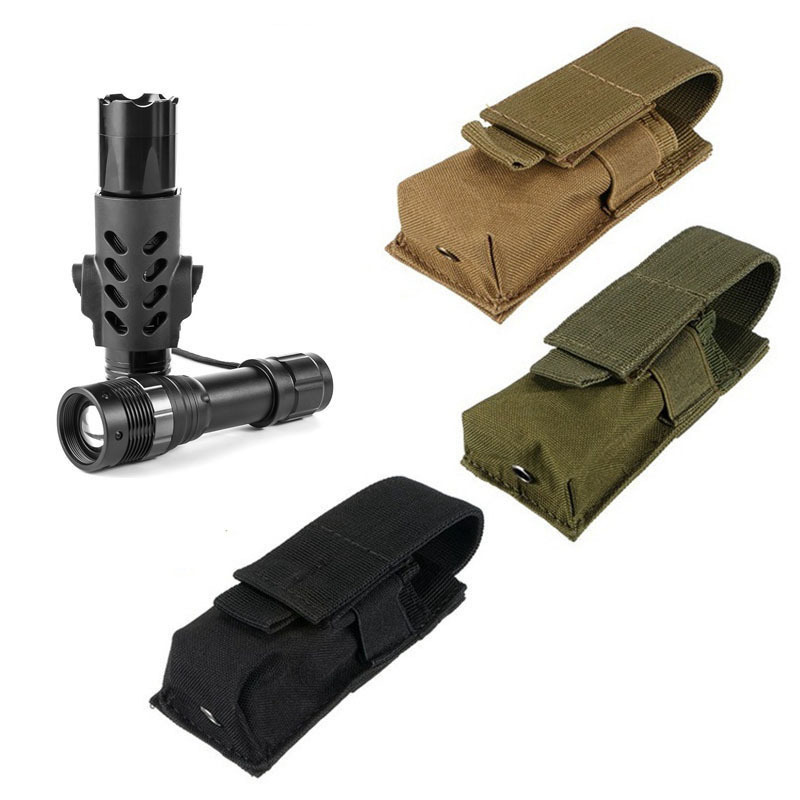 Tactical Molle Flashlight Pouc - Edc Carry Flashlight recension och pris