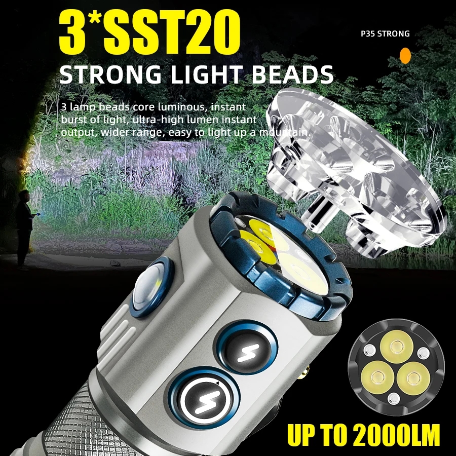 Powerful 2000LM EDC Flashlight - Edc Carry Flashlight recension och pris