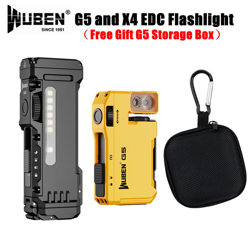 WUBEN G5 & X4 EDC Flashlight R - Edc Carry Flashlight recension och pris