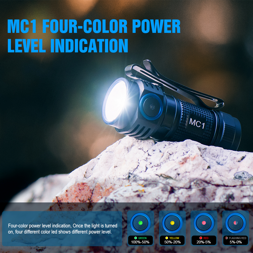 Trustfire MC1 Usb Rechargeable - Edc Carry Flashlight recension och pris