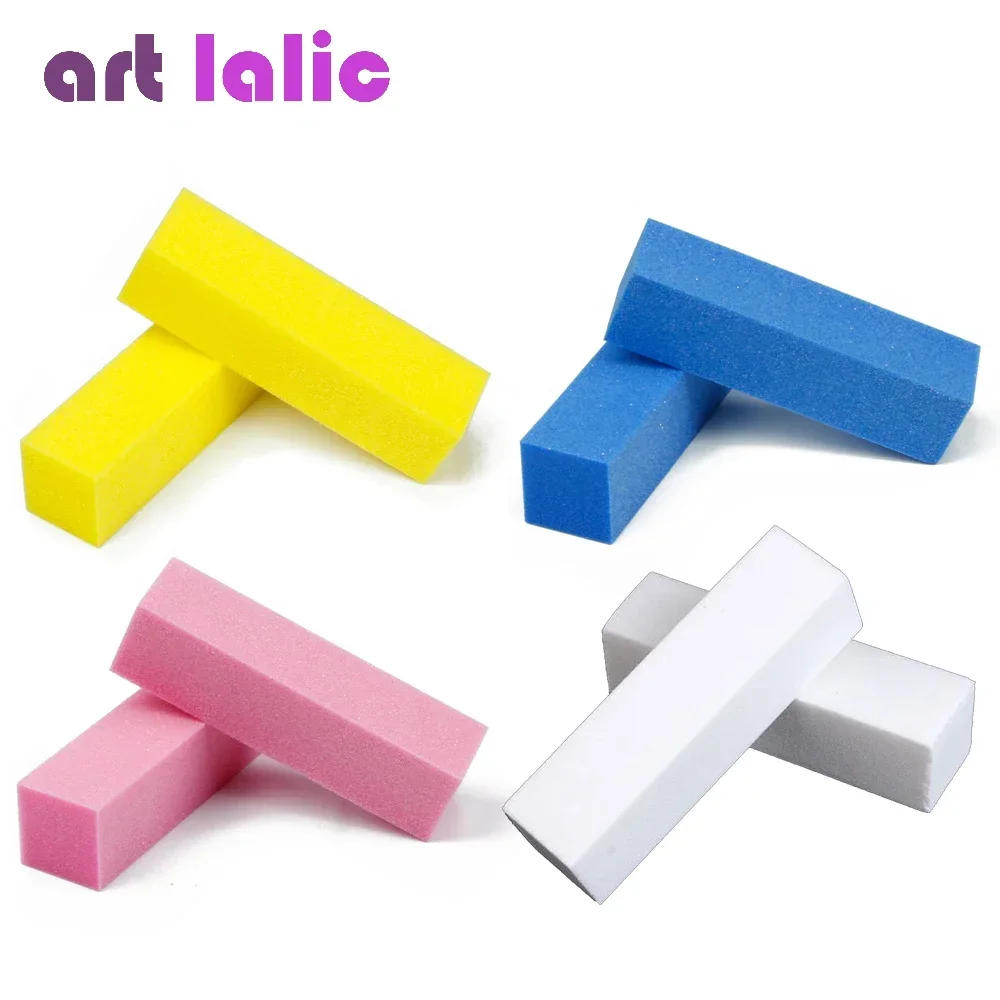 2Pcs Nail Buffer Blocks 4-Side - Nail File Titanium recension och pris