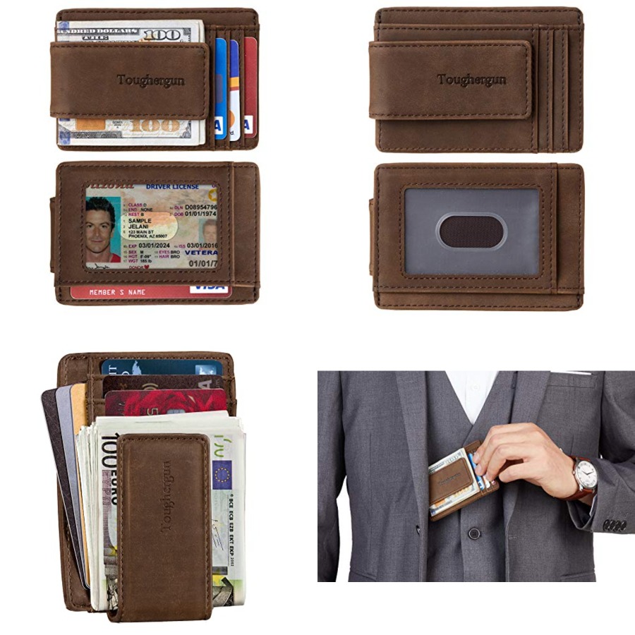 Toughergun Slim Wallet for Men - Money Clip Magnetic recension och pris
