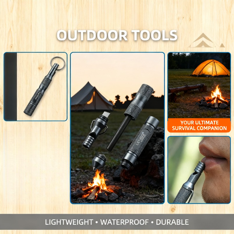 New Waterproof High Decibel Su - Ferro Rod Striker recension och pris