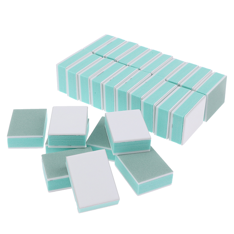 50 Pcs/lot Mini Nail Buffer Bl - Nail File Titanium recension och pris