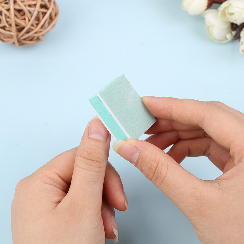50 Pcs/lot Mini Nail Buffer Bl - Nail File Titanium recension och pris