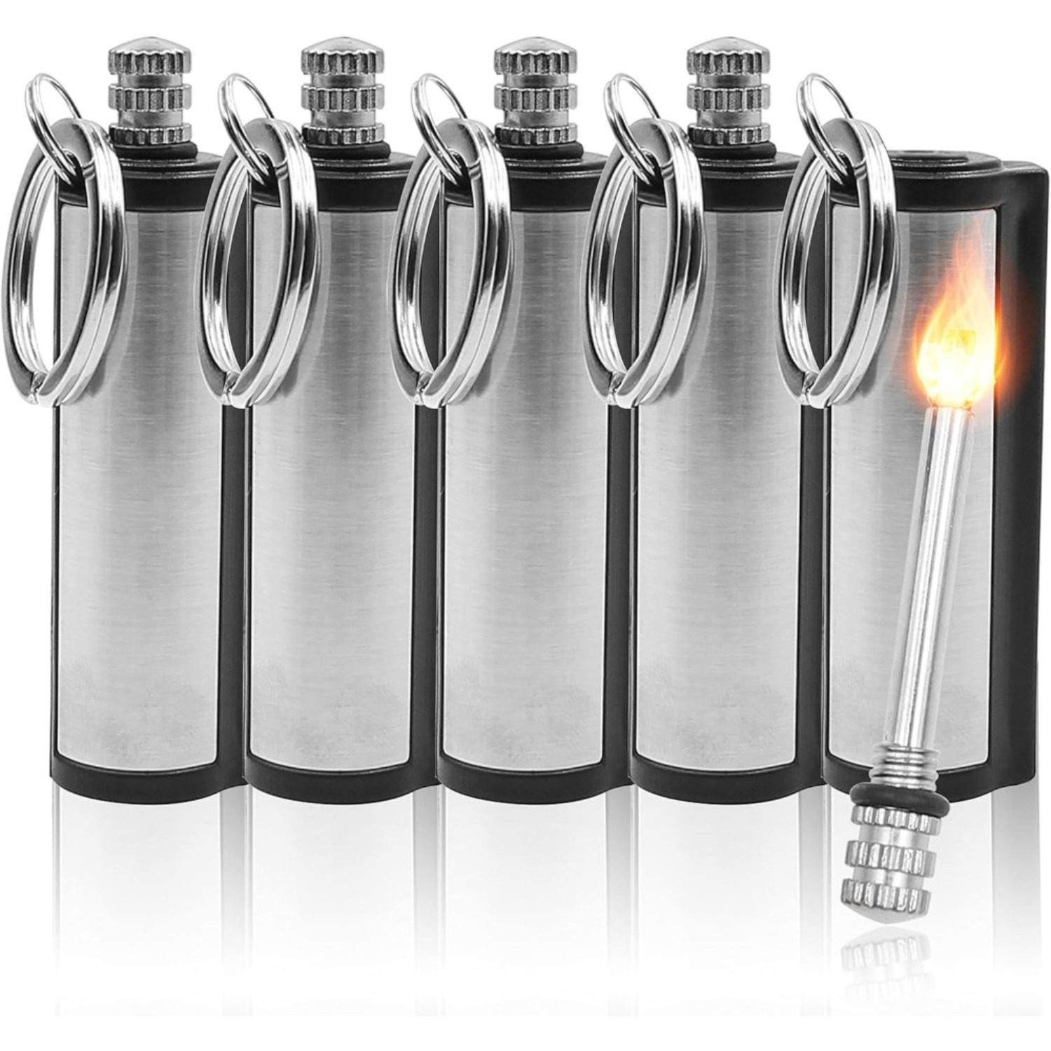 1-5-pack Magnesium flint set,  - Ferro Rod Striker recension och pris