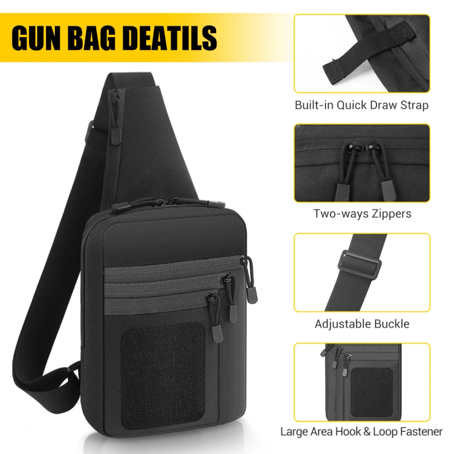 CAOX Tactical Pistol Gun Bag C - Edc Carry Handgun recension och pris